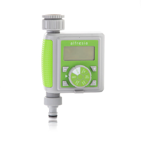 Alfresia Digital Garden Water Timer with Rain Sensor Delay & LCD Display