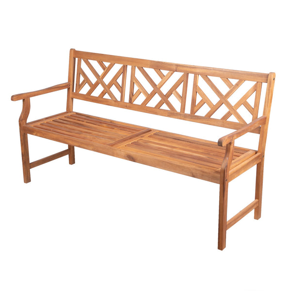 Alfresia 3 Seater Wooden Garden Bench