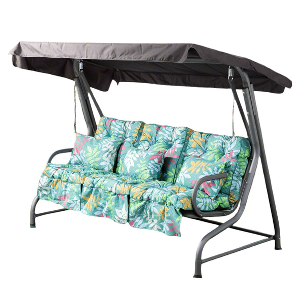 Alfresia Roma 3 Seater Garden Swing Seat with Classic Cushions