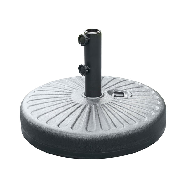 Alfresia 22L Round Plastic Parasol Base | Water or Sand Filled