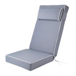 Luxury Recliner Cushion in Grey