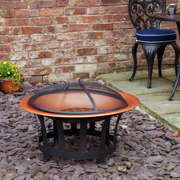 Trinidad Copper Effect Fire Pit